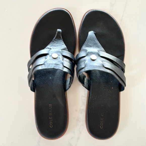 COLE HAAN Black Farrow Slide Sandal - Picture 3 of 5